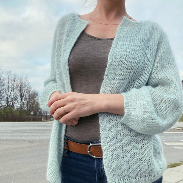 Germain cardigan, strikkeopskrift eller strikkekit