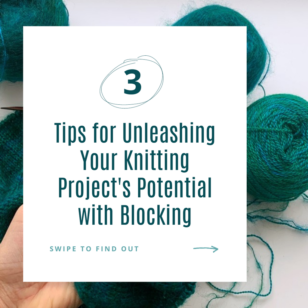 3 tips til at opnå dit strikkeprojekts fulde potentiale med blocking